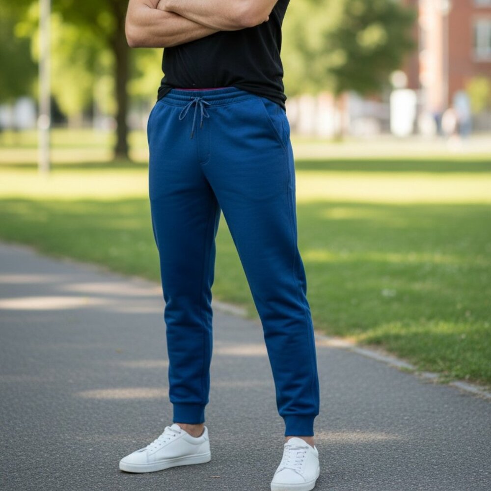 Rhone Blue Performance Jogger Pants XXL Athletic Training Stretch Activewear